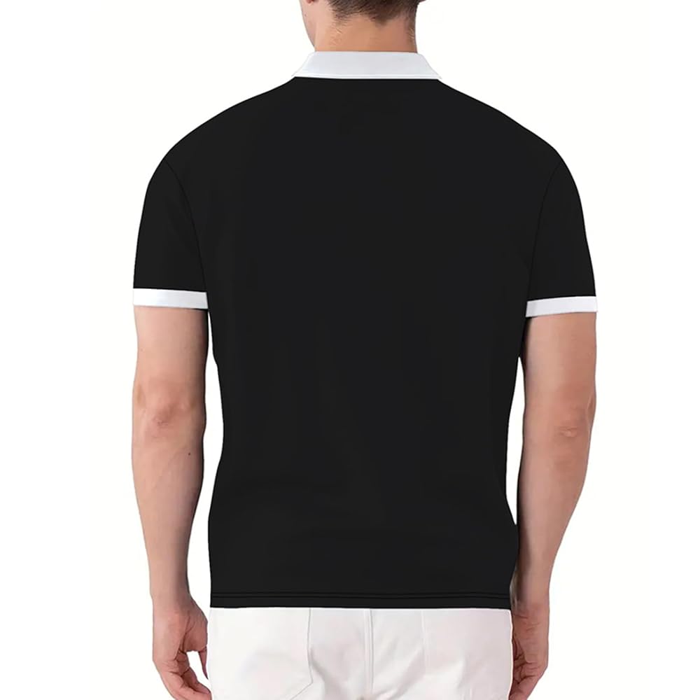 Amazon.com: Mens Polo Shirts Short Sleeve Color Block